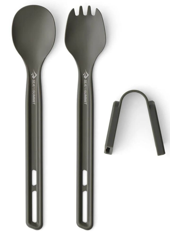 Sea To Summit Frontier Ul Cutlery Set 2pc Long Handle Spoon And Spork Aluminium Sea To Summit