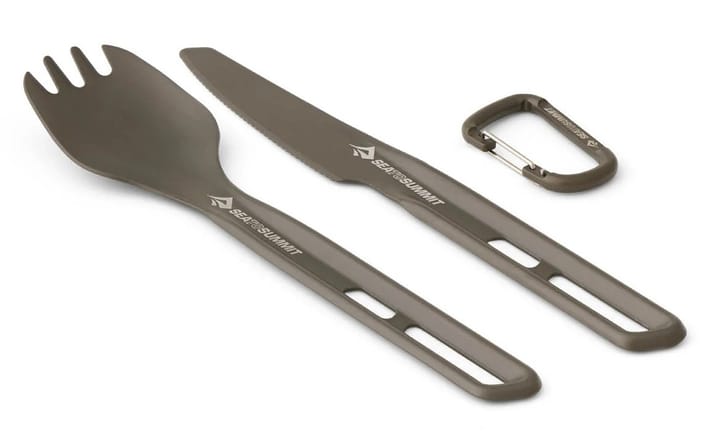 Sea To Summit Frontier Ul Cutlery Set 2pc Spork And Knife Aluminium Sea To Summit