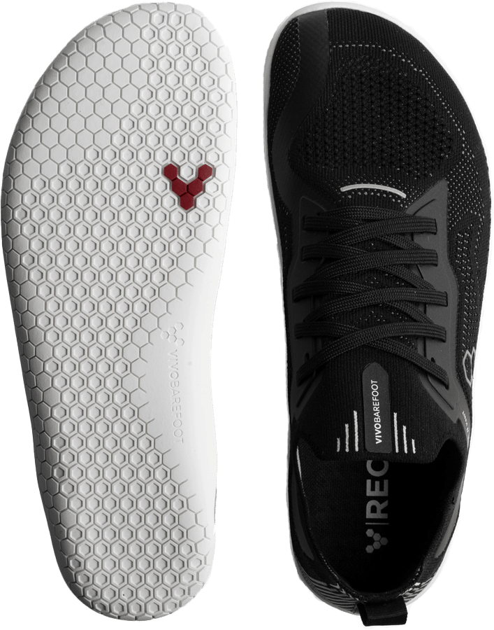 Vivobarefoot Men's Primus Lite Knit Obsidian Vivobarefoot