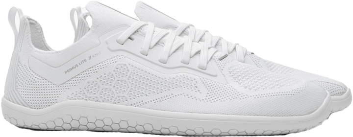 Vivobarefoot Men's Primus Lite Knit Bright White Vivobarefoot