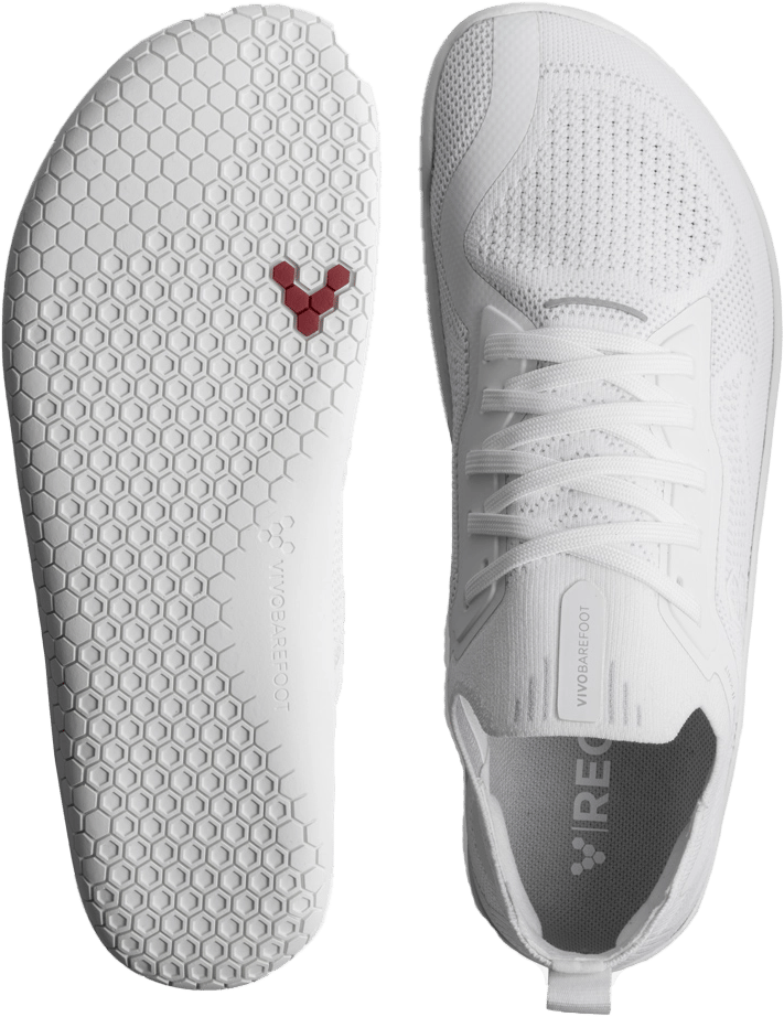 Vivobarefoot Women's Primus Lite Knit Bright White Vivobarefoot