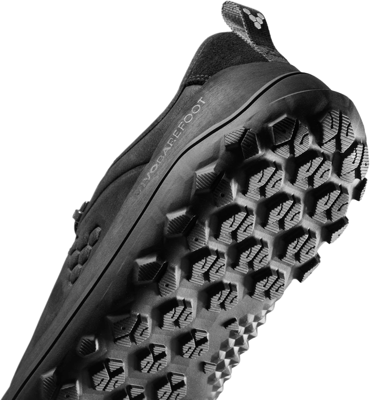 Vivobarefoot Men's Tracker Leather Low Obsidian Vivobarefoot