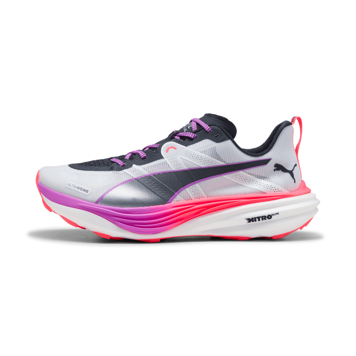 Puma Deviate Nitro Elite Trail Puma White-glowing Red-pure Magenta Puma