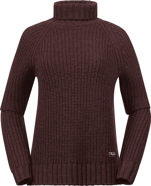 Bergans Women's Nordmarka Merino High Neck Jumper Amarone Red, S