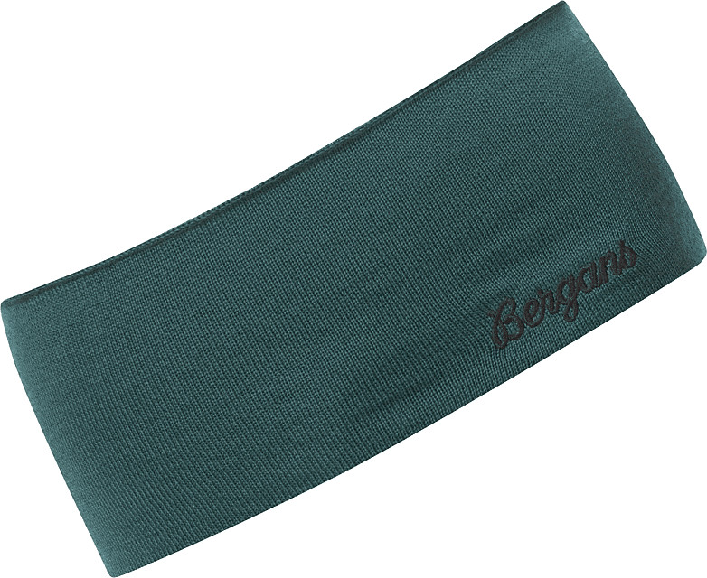 Bergans Allround Thin Merino Headband Malachite Green