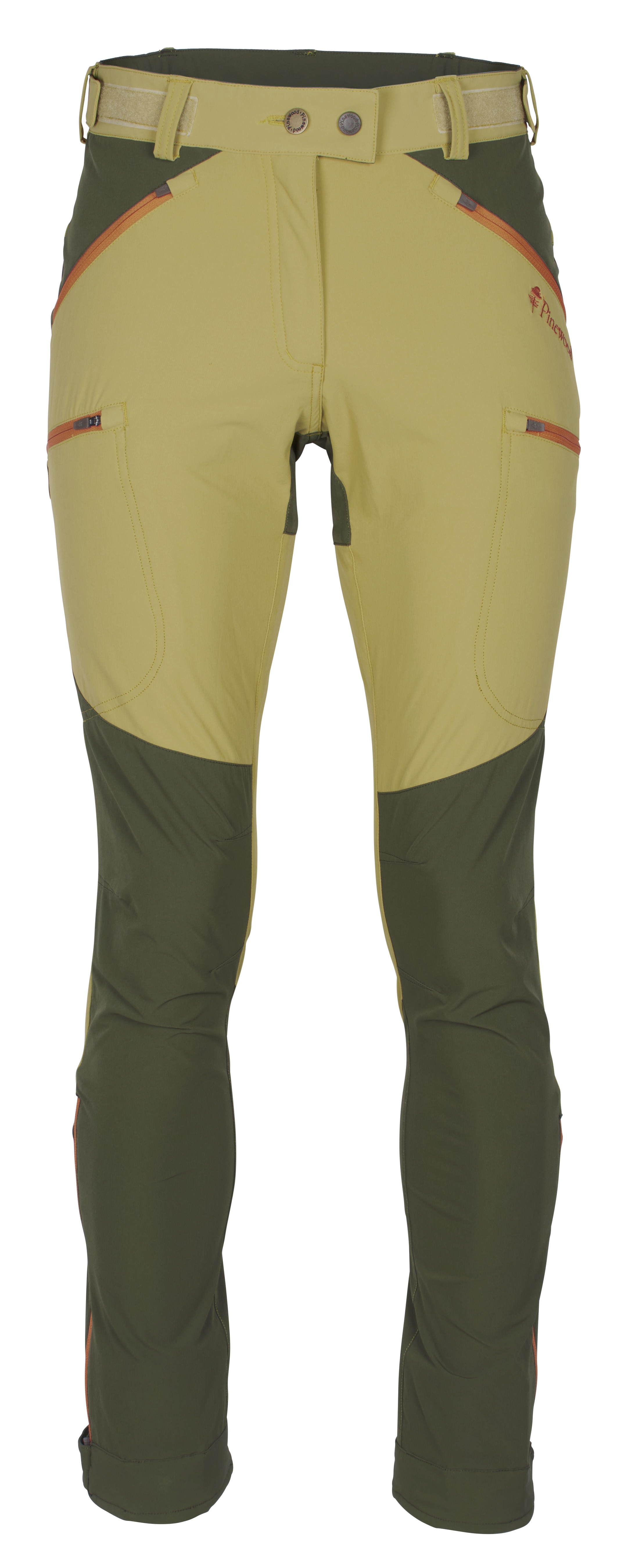 Pinewood Women’s Abisko Light Stretch Pants Goldenhay/Mossgreen