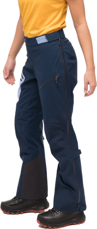 Bergans Women's Tind 3L Shell Pants Navy Blue/Blueberry Milk Bergans