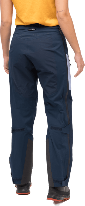 Bergans Women's Tind 3L Shell Pants Navy Blue/Blueberry Milk Bergans