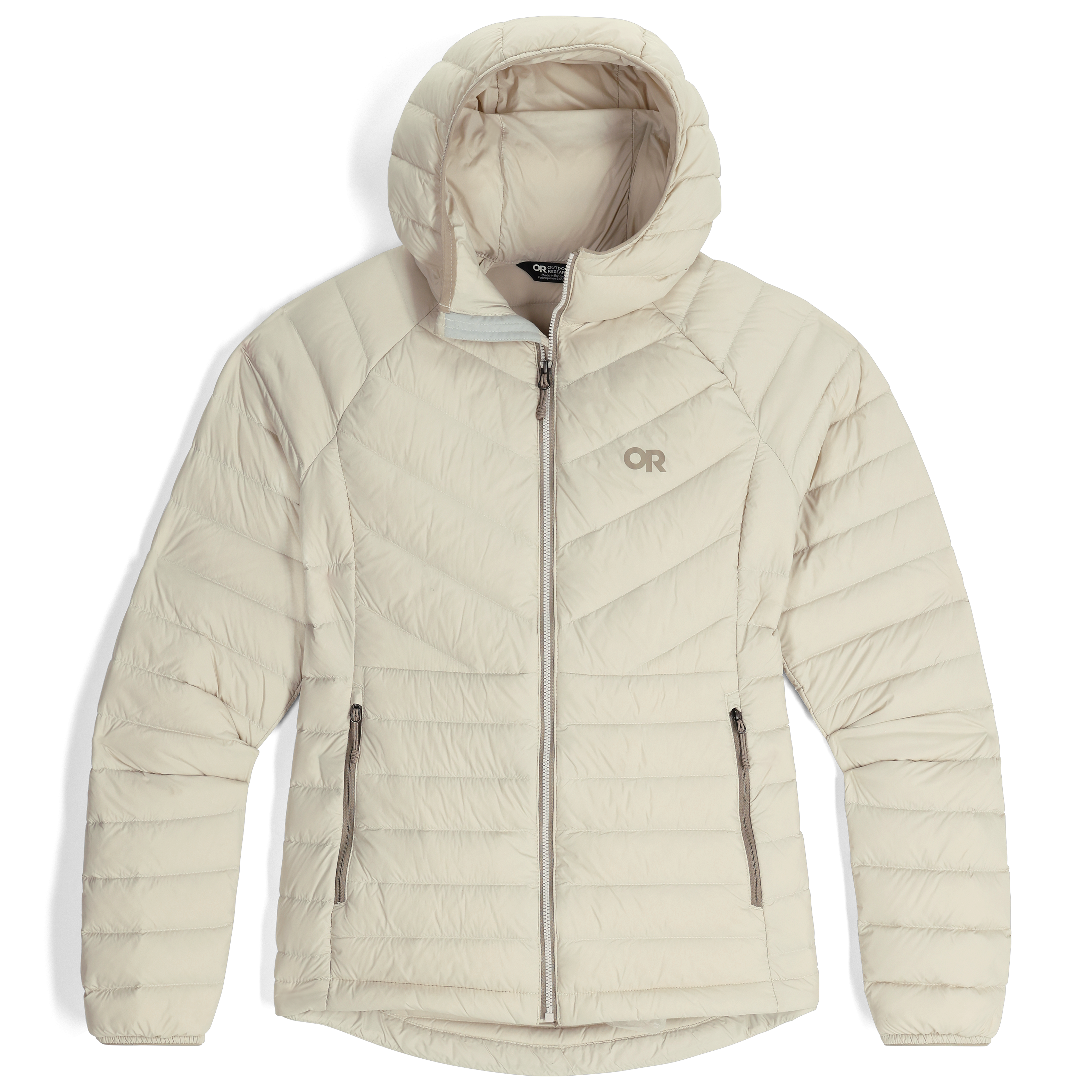 Outdoor Research Women’s Transcendent Down Hoodie Oyster