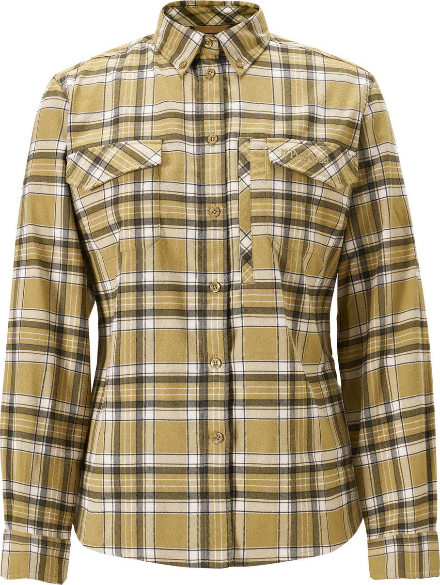 Pinewood Women’s Abiskohiking Flannel Shirt Golden Hay