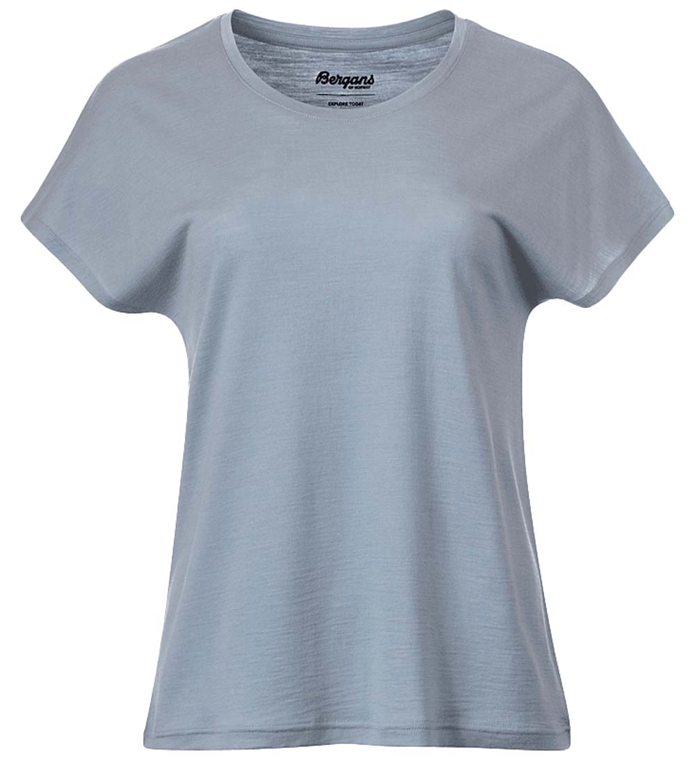 Bergans Women’s Whenever Merino Tee Husky Blue