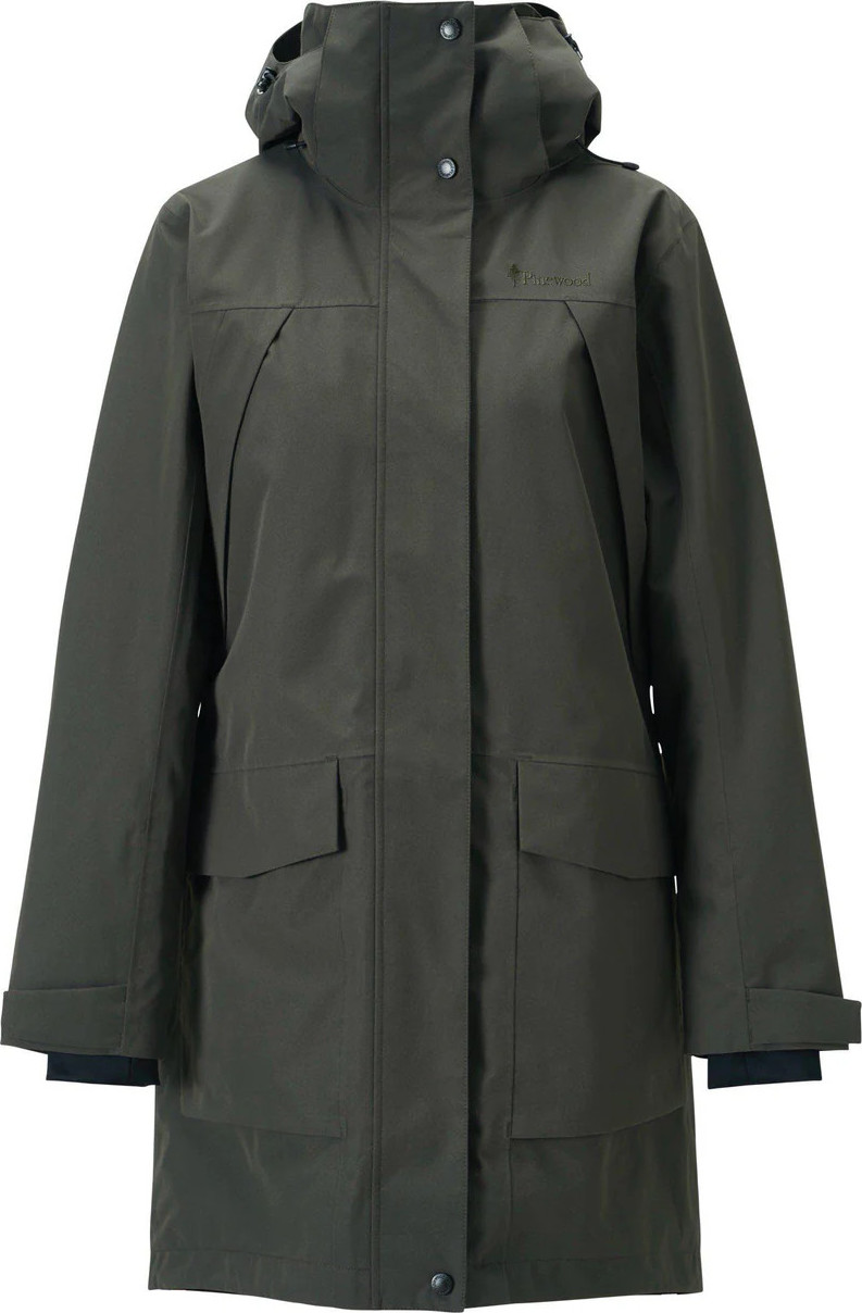 Pinewood Women’s Rain Parka Dark Green