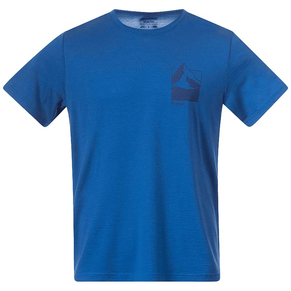 Bergans Rabot Mount Wool Tee Men Space Blue