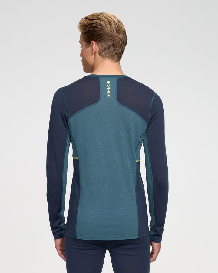 Dæhlie Men's Performance Wool Long Sleeve Teal Dæhlie