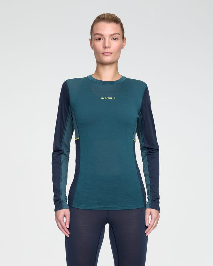 Dæhlie Women's Performance Wool Long Sleeve Teal Dæhlie