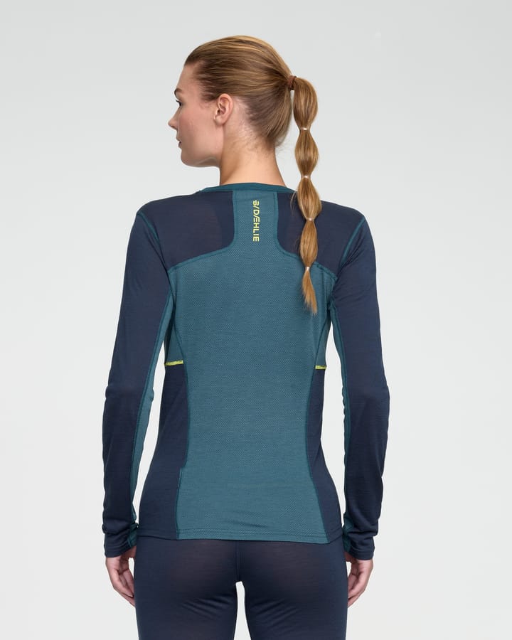 Dæhlie Women's Performance Wool Long Sleeve Teal Dæhlie