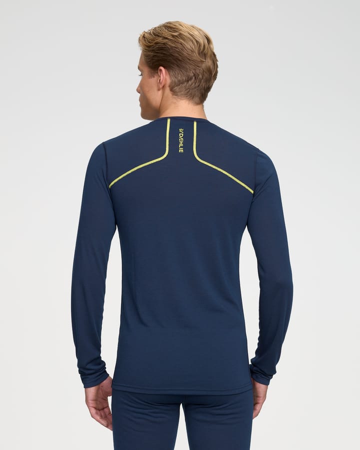 Dæhlie Men's Training Wool Mix Long Sleeve Navy Dæhlie