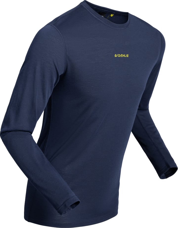 Dæhlie Men's Training Wool Mix Long Sleeve Navy Dæhlie