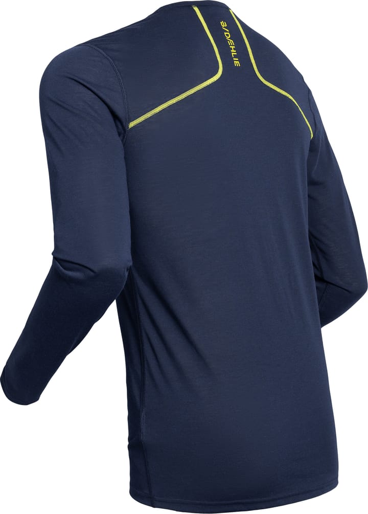 Dæhlie Men's Training Wool Mix Long Sleeve Navy Dæhlie