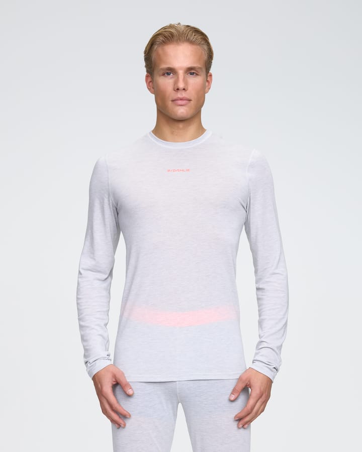 Dæhlie Men's Training Wool Mix Long Sleeve Quiet Grey Dæhlie