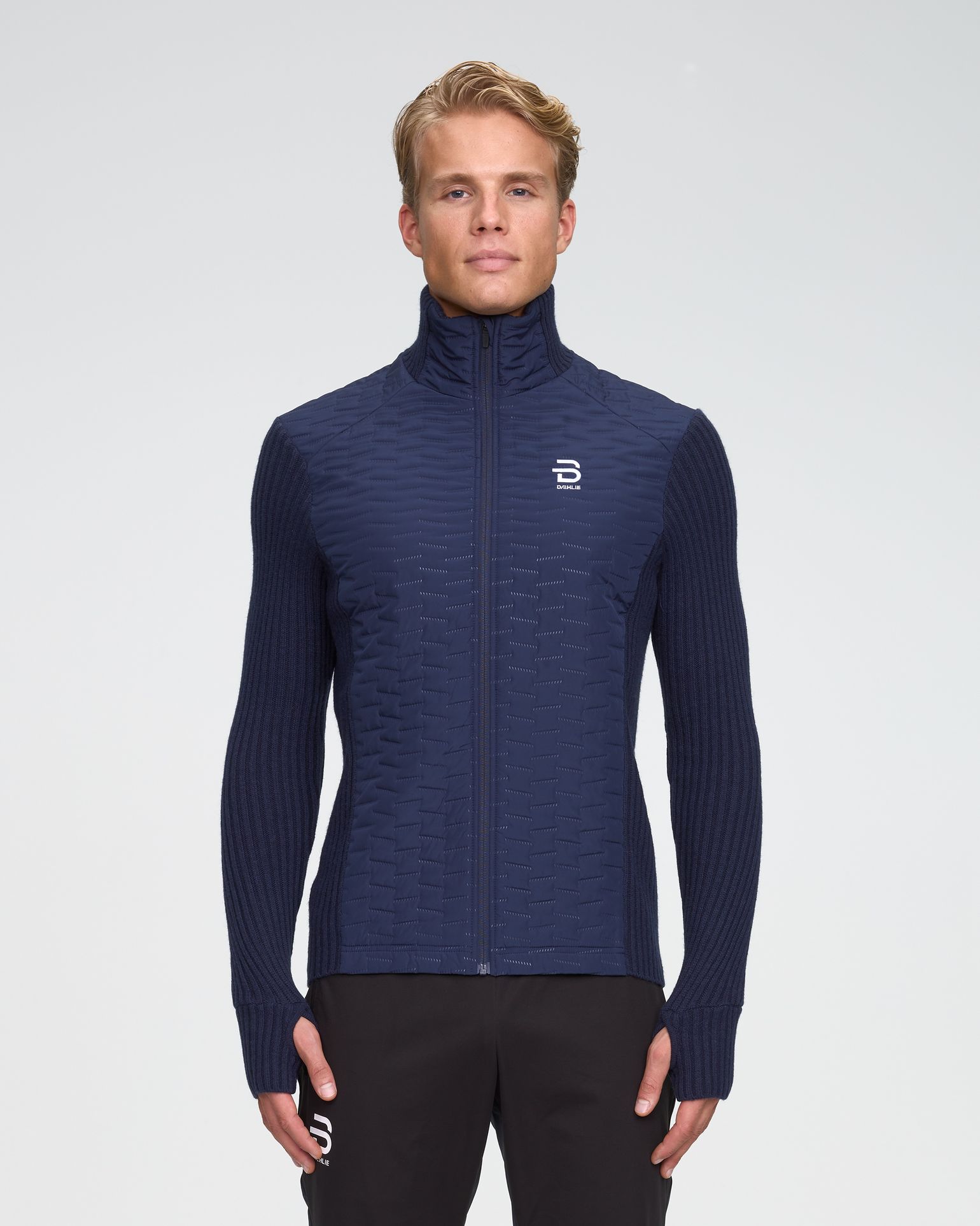 Dæhlie Men's Full Zip Comfy Navy