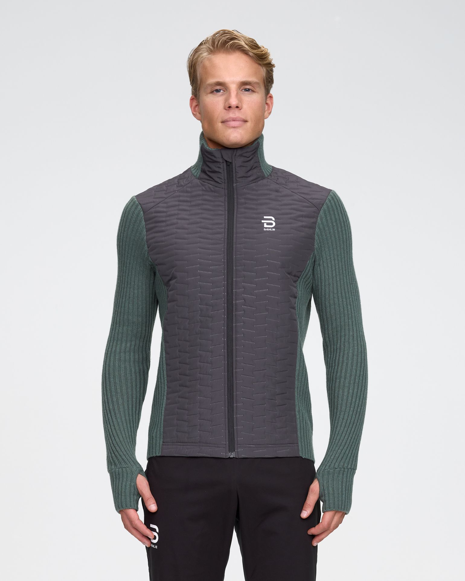 Dæhlie Men's Full Zip Comfy Dark Forest