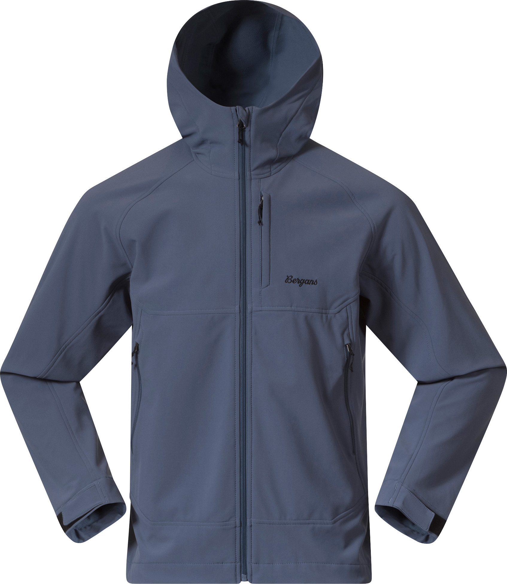 Bergans Men’s Vaagaa Softshell Jacket Hood Granite Blue