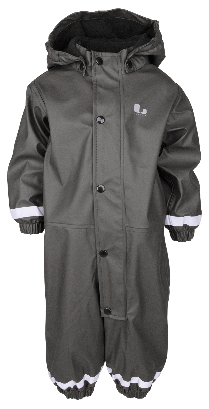 Lindberg Kids' Fagerhult Rain Baby Overall Fleece Anthracite Lindberg