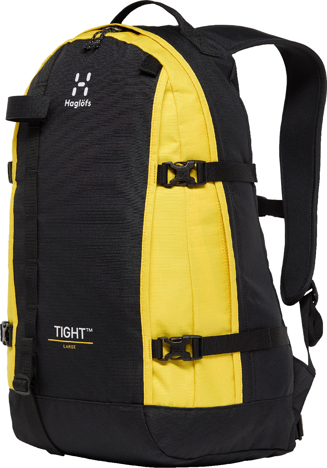 Haglöfs Tight Large True Black/Bright Yellow, OneSize