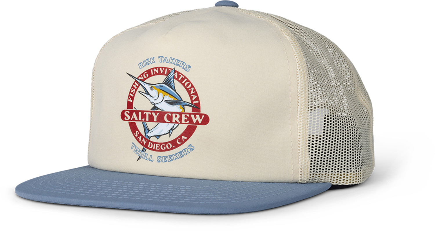 Salty Crew Men’s Interclub Trucker Natural Slate