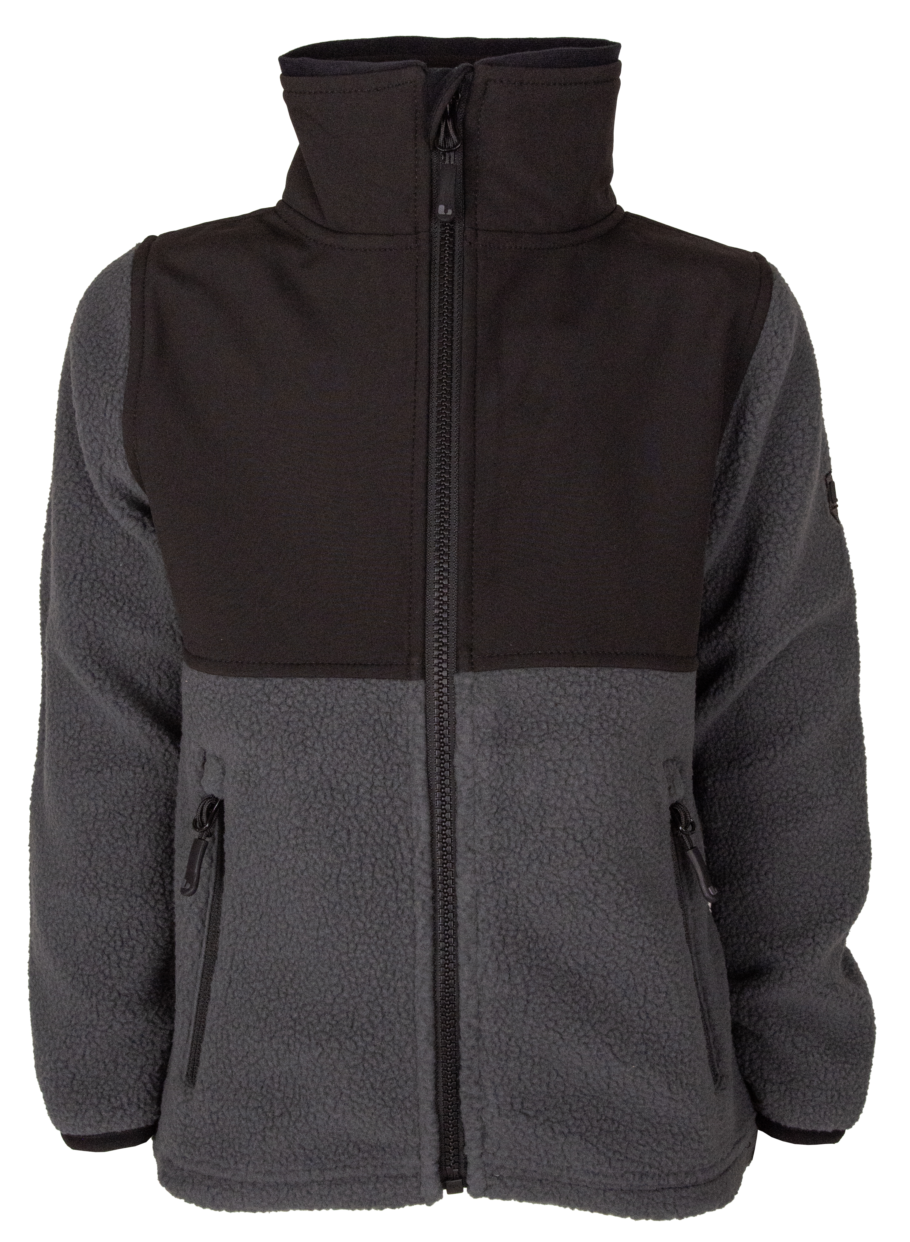 Lindberg Kids’ Ramund Pile Jacket Anthracite