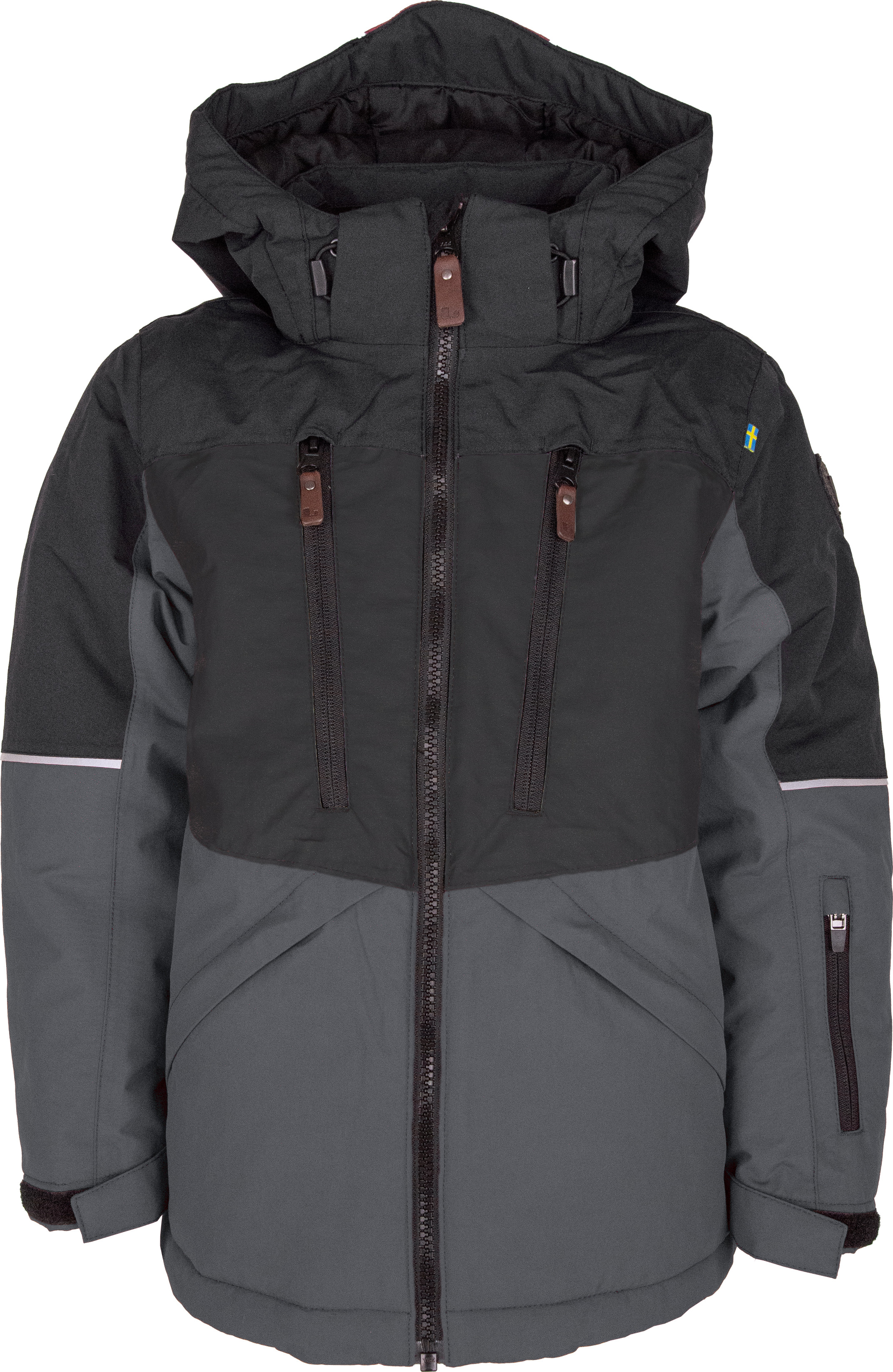 Lindberg Kids’ Alpine Winter Jacket Black/Anthracite