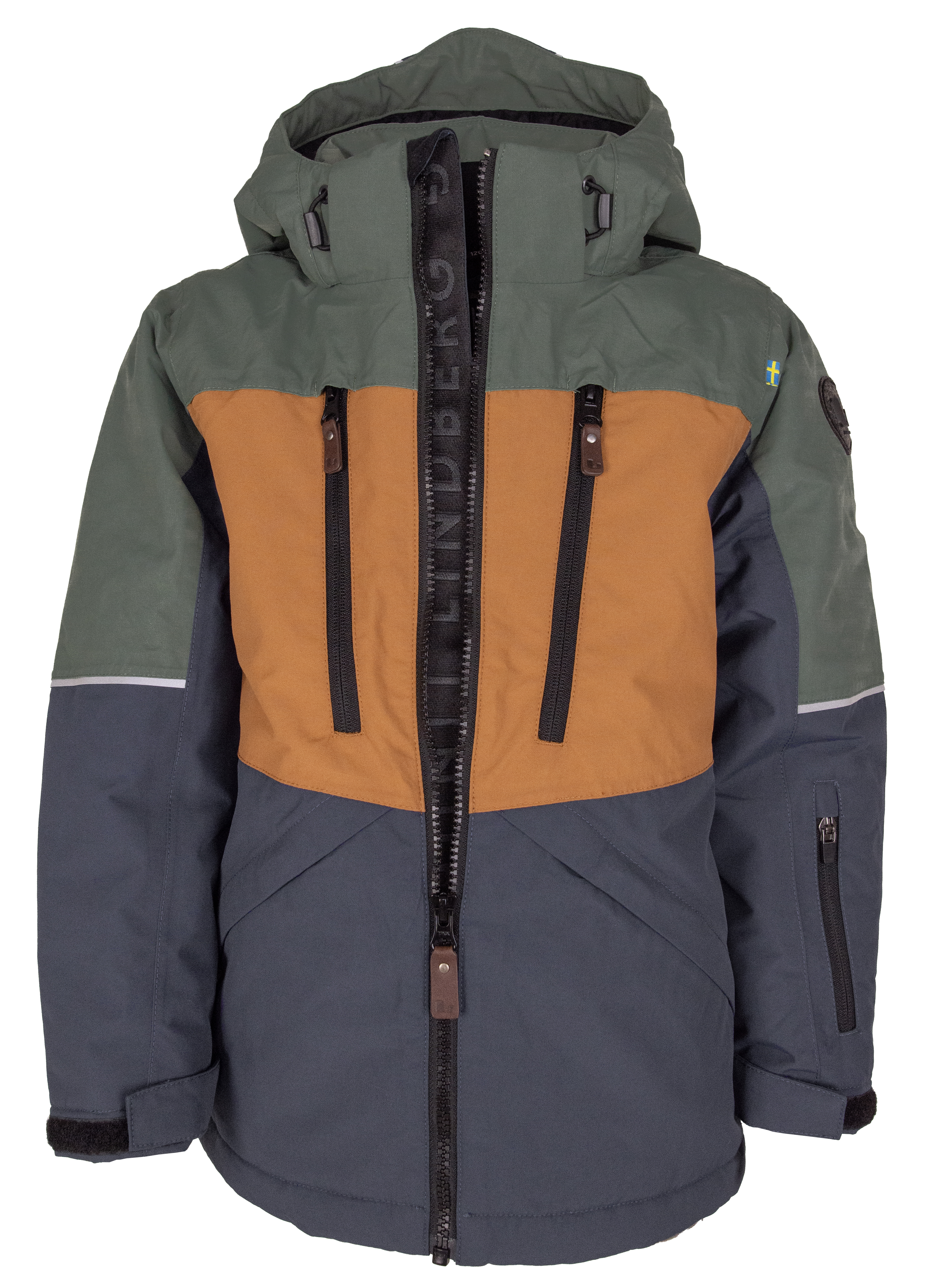 Lindberg Kids’ Alpine Winter Jacket Green/Blue