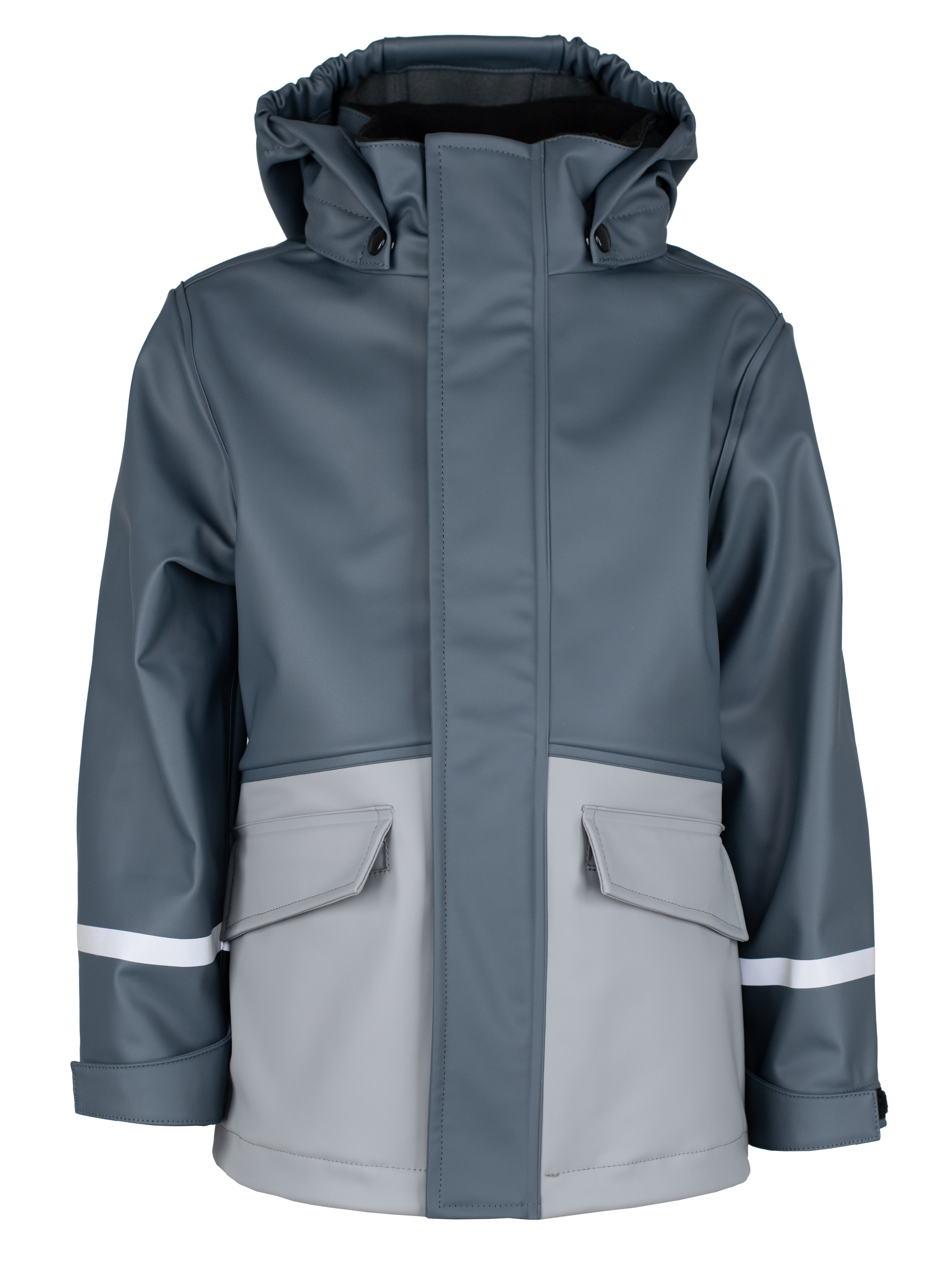 Lindberg Kids' Vestby Rain Jacket Fleece Blue/grey, 110