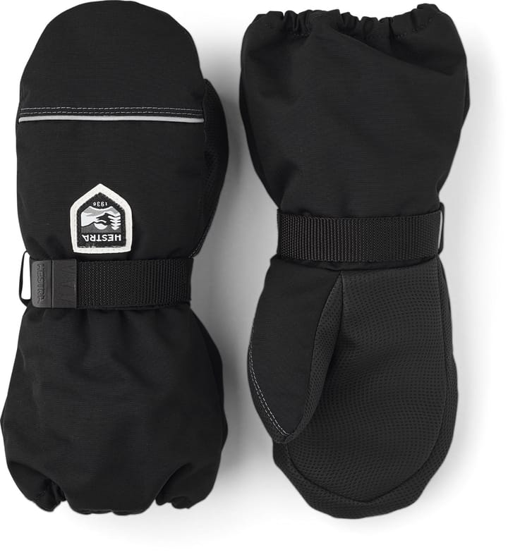 Hestra Kids' Wool Terry - Mitt Black Hestra