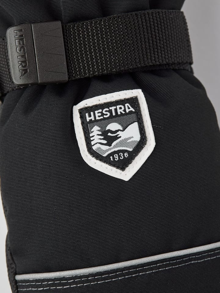 Hestra Kids' Wool Terry - Mitt Black Hestra