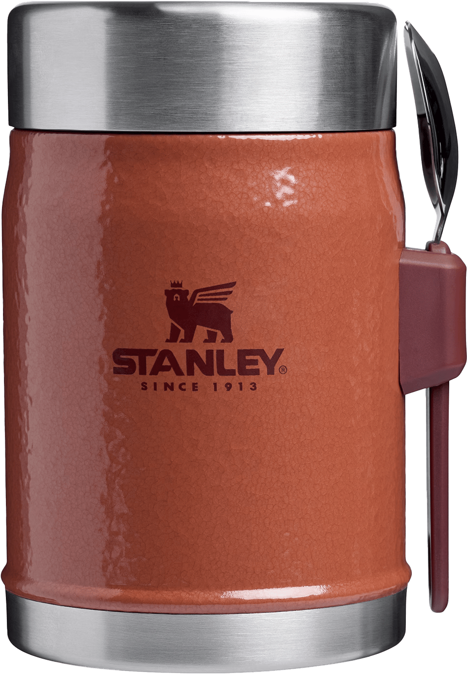 Stanley Vacuum Food Jar With Spoon Hammertone Clay