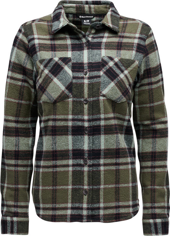 Black Diamond Women’s Project Heavy Flannel Tundra-Black-Agave Plaid