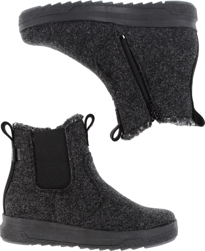 Pomar Women´s Kevo GORE-TEX Ankle Boot Granit Felt/black Micro Pomar