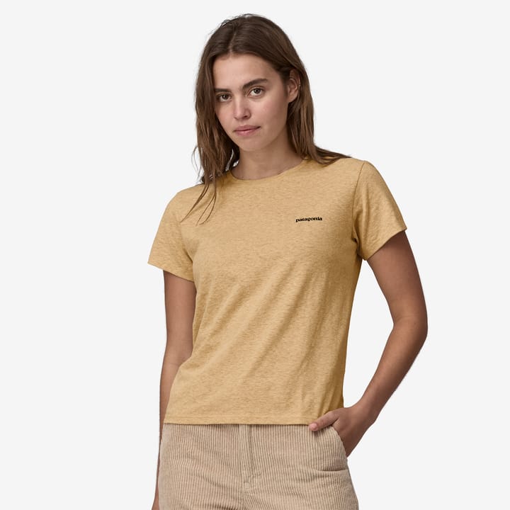 Patagonia Women's P-6 Logo Responsibili-Tee Dulse Mauve Patagonia