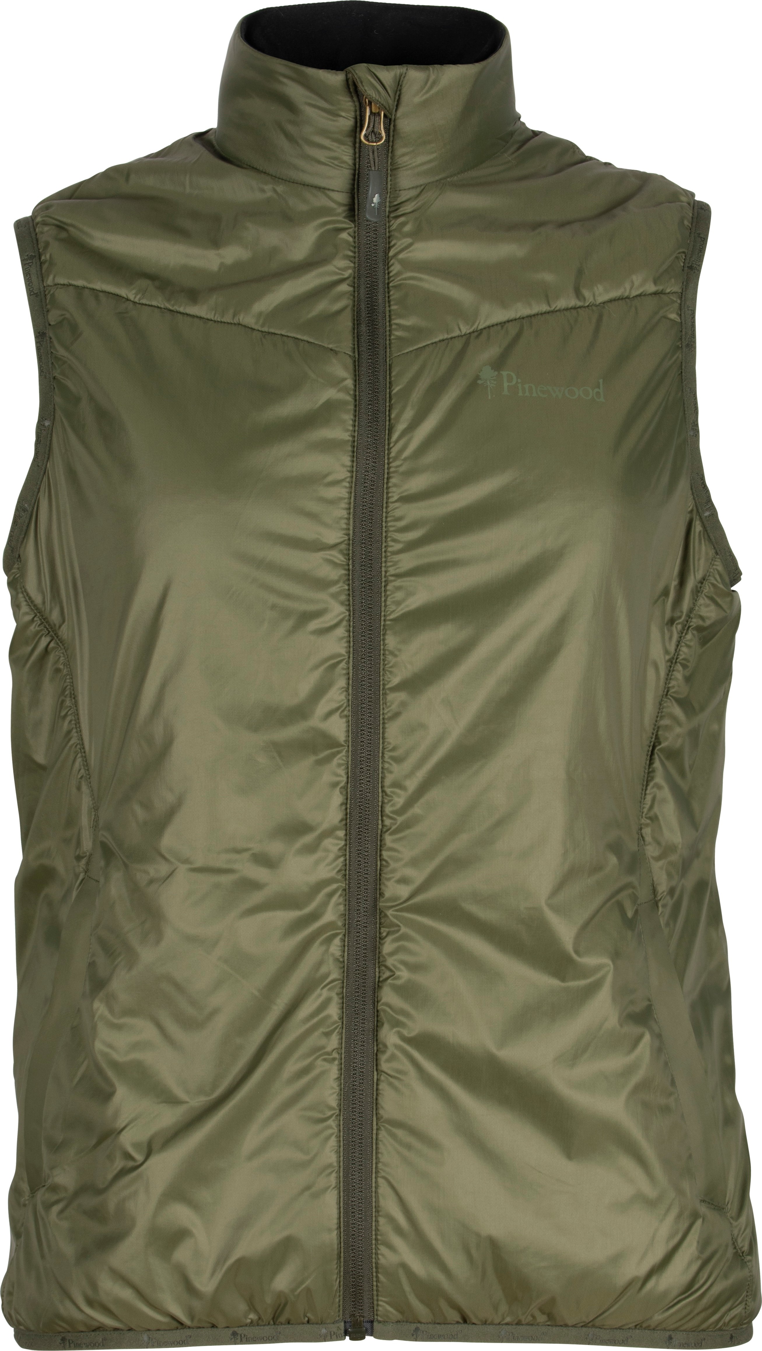 Pinewood Women’s Wool Insulated Midlayer Vest Moss Green