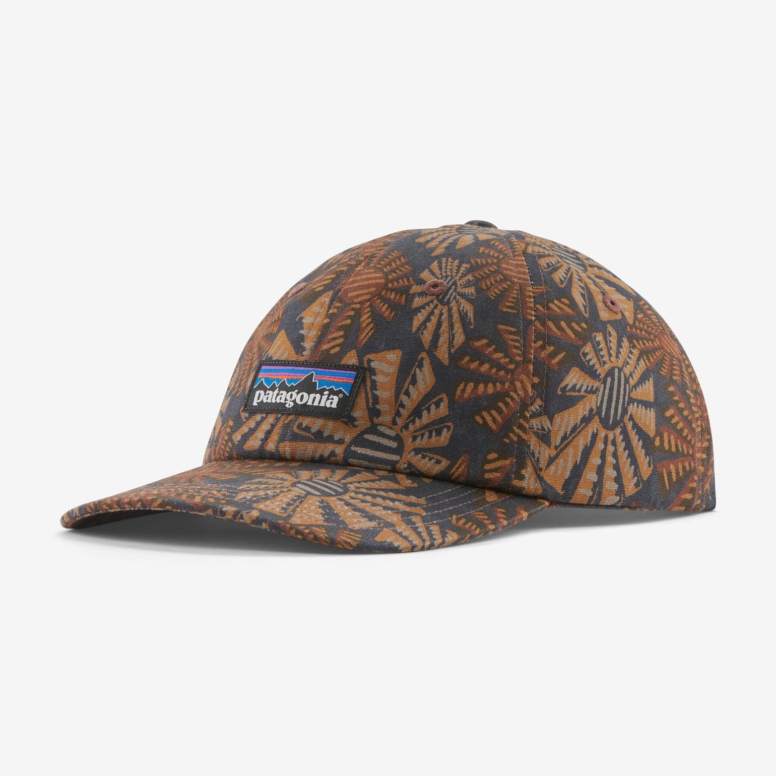 Patagonia P-6 Label Trad Cap Sun Wave: Smolder Blue