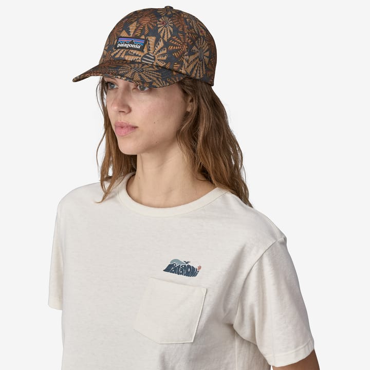 Patagonia P-6 Label Trad Cap Sun Wave: Smolder Blue Patagonia