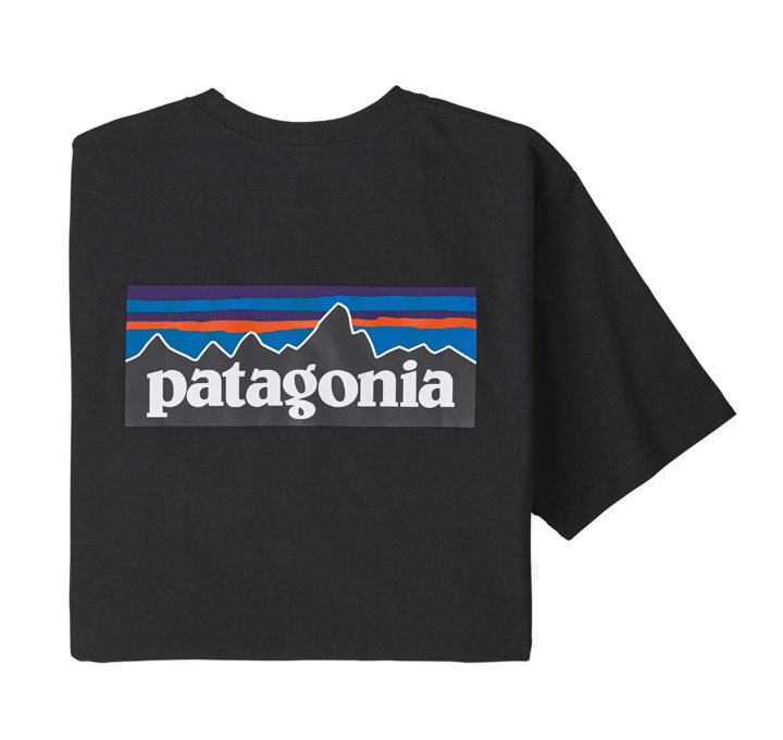 Patagonia Men's P-6 Logo Responsibili-Tee Black Patagonia