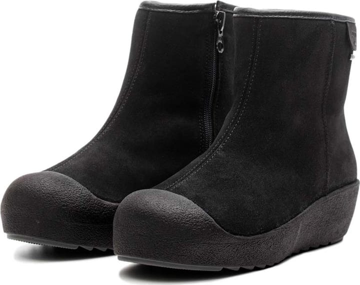 Pomar Women's Kallio GORE-TEX Ankle Boot Black Suede(fur L) Curling Pomar