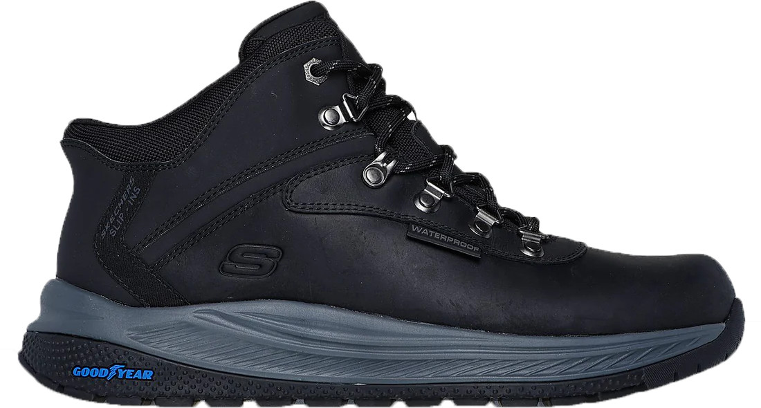 Skechers Men's Relaxed Fit: Slip-ins: Meroe - Pikeman - Waterproof Black, 40