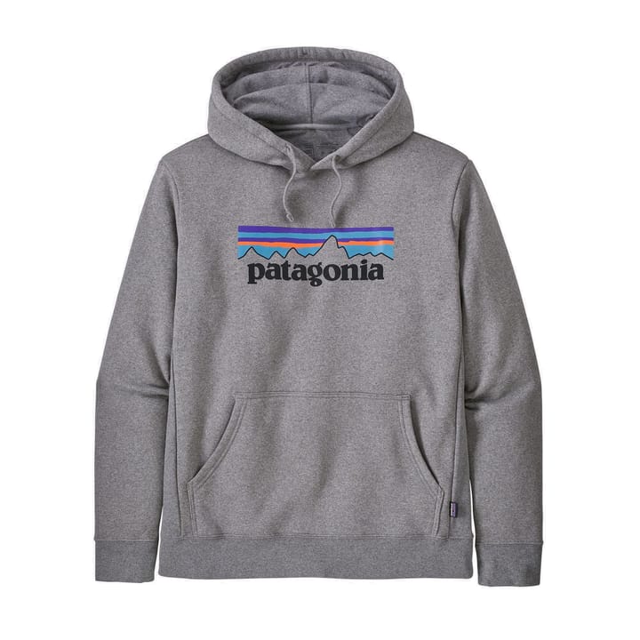 Patagonia Unisex P-6 Logo Uprisal Hoody Gravel Heather Patagonia