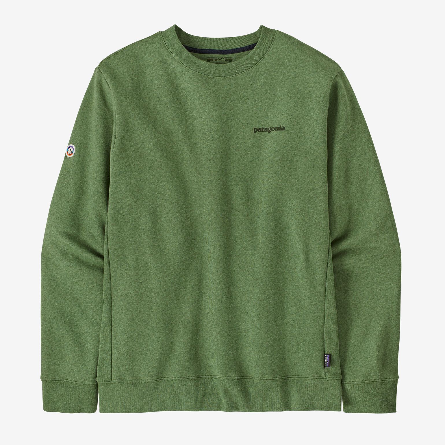 Patagonia Unisex Fitz Roy Icon Uprisal Crew Sweatshirt Terrain Green