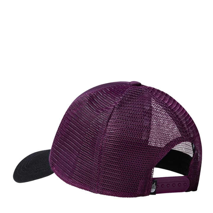 The North Face TNF Logo Trucker Cap Black Currant Purple The North Face