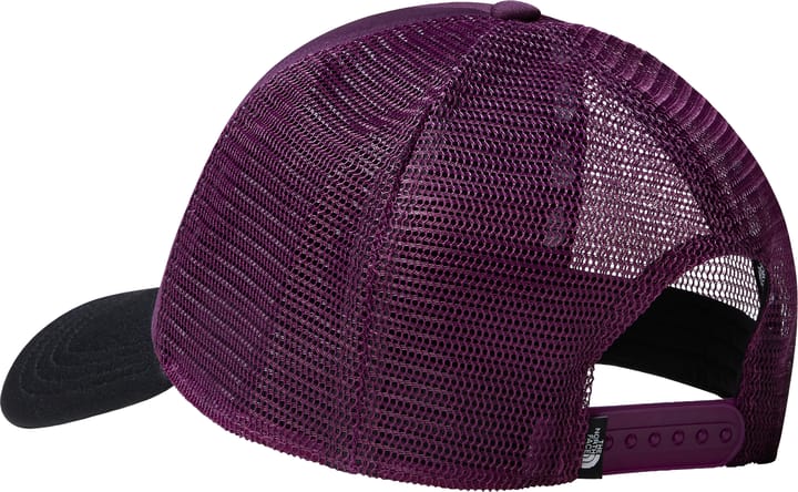 The North Face TNF Logo Trucker Cap Black Currant Purple The North Face